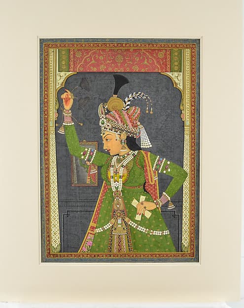A Woman of the Court Dressed as Radha, by Ramji