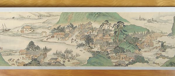 Peach Blossom Spring, by Zhang Hong