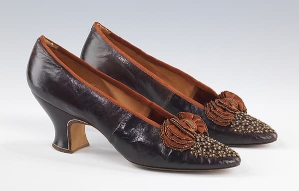 Evening slippers, by Hook, Knowles & Co.
