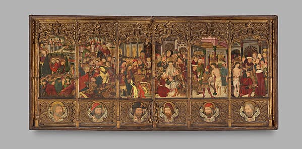 Altarpiece (retablo) with Scenes from the Passion, by Master Morata