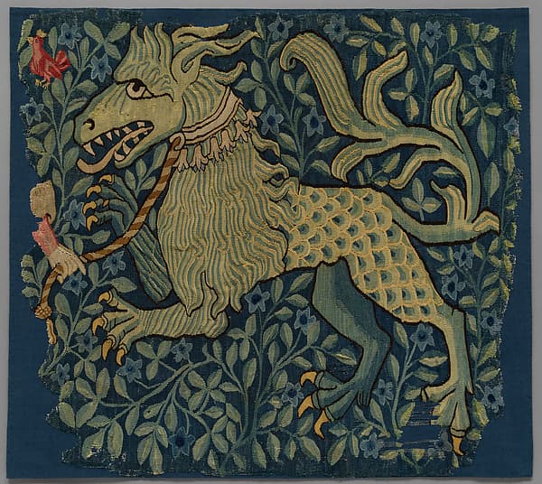 Fragment of a Tapestry or Wall Hanging