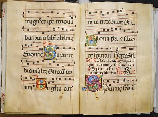 Benedictine Antiphonary, by Belbello da Pavia
