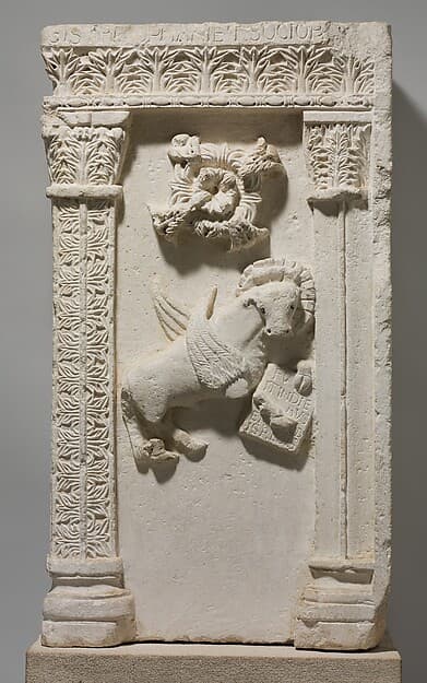 Relief from a Pulpit with the Symbol of Saint Luke, by Master Christophanus or Stephanus