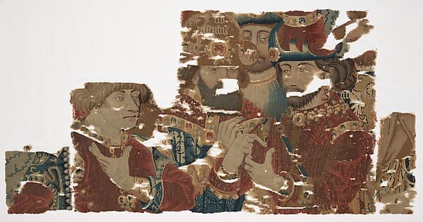 Busts of Achilles, Agamemnon, and Hector in Conference (from Scenes from The Story of The Trojan War), by Pasquier Grenier of Tournai