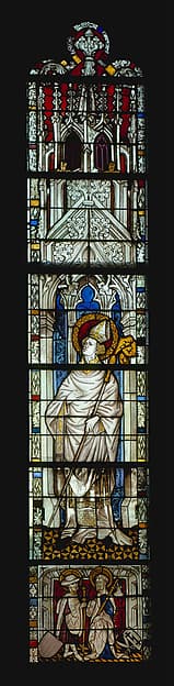 Saint Lambert, Bishop of Liège, with a Pilgrim Saint and Saint James below (from a series with The Virgin Mary and Five Standing Saints)