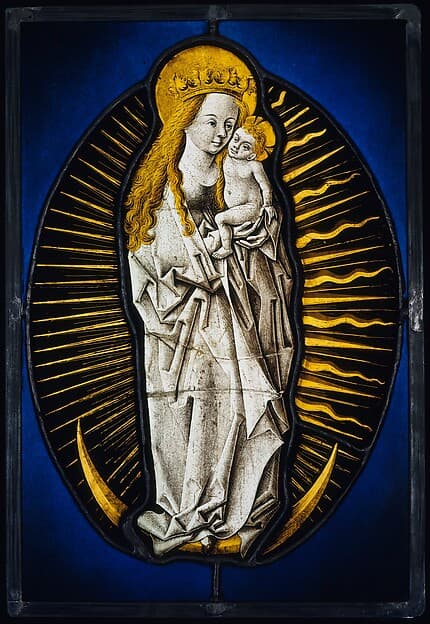 Virgin of the Apocalypse, by Master of the Amsterdam Cabinet