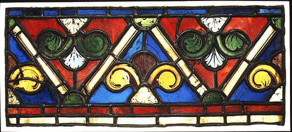 Section of a Border with Zigzag Pattern