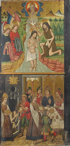 Panel from Saint John Retable, by Domingo Ram