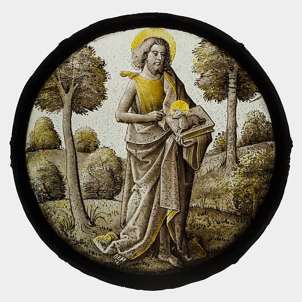 Roundel with Saint John the Baptist, by Pseudo-Ortkens