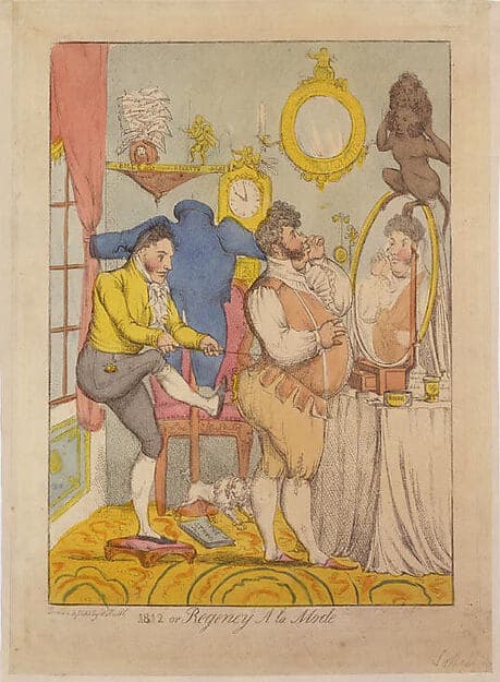 1812 or Regency à la Mode, by William Heath ('Paul Pry')