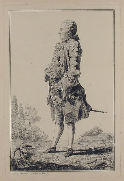Portrait of Pierre Victor, baron de Besenval de Brünstatt (1722-1794), by Louis de Carmontelle