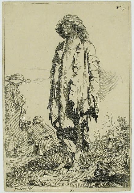 Beggar Family, by Jean-Baptiste Marie Pierre