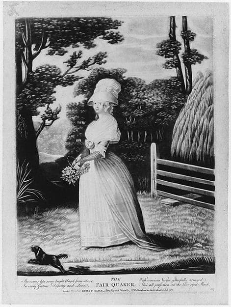 The Fair Quaker, by Anonymous, British, 18th century