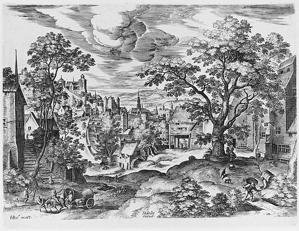 Landscape, by Hans Bol