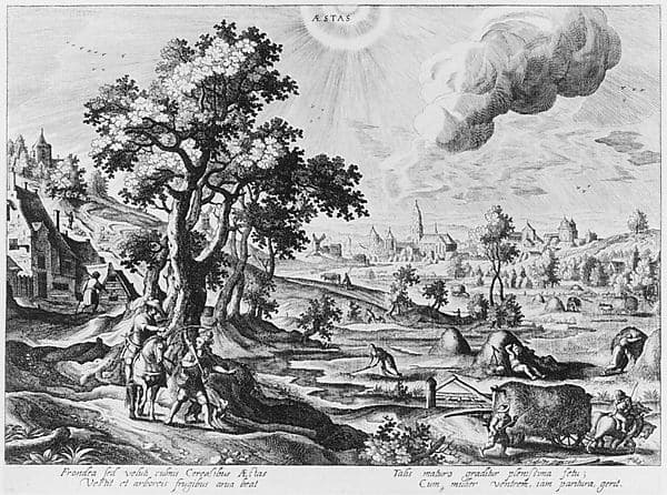 Four Landscapes with the Four Seasons, by Hendrick van Schoel