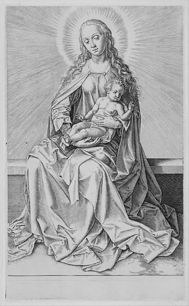 Virgin and Child, by Hieronymus (Jerome) Wierix