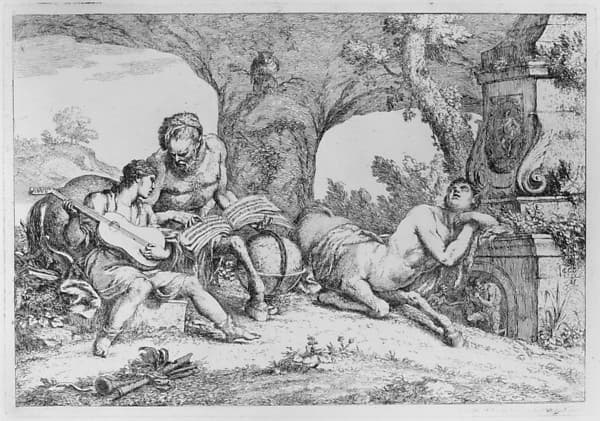 Varii Capricci, e Paesi inventati, e disegnati dal celebre Gio. Benedetto Castiglione ... tratti dal raccolta Zanettiana, by Gaetano Gherardo Zompini