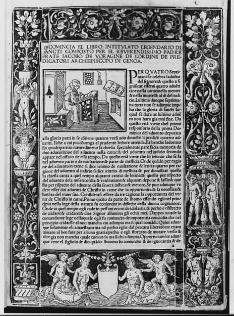 Legendario di sancti, by Pseudo Jacobus de Voragine