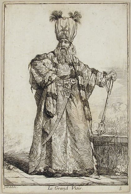 Le Grand Visir (The Grand Vizir), from the series "Caravane du Sultan à la Mecque..." (Caravan of a Sultan Going to Mecca), by Joseph Marie Vien