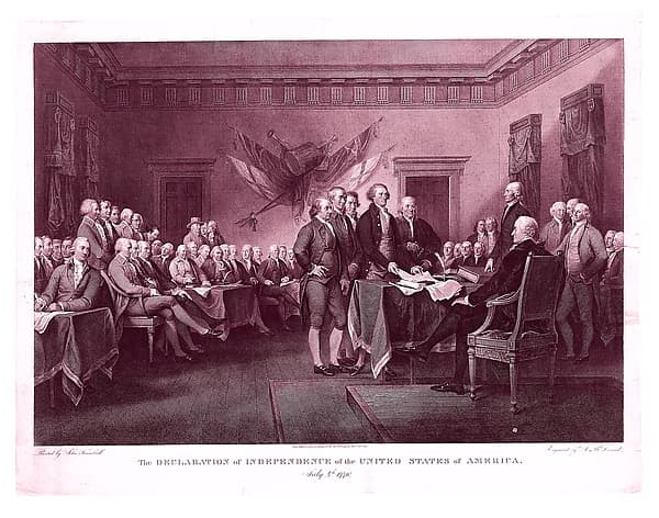 The Declaration of Independence of the United States of America, July 4, 1776, by Asher Brown Durand