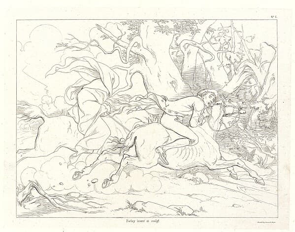 Washington Irving's Illustrations of the Legend of Sleepy Hollow, Designed and Etched by F.O.C. Darley for the Members of the American Art Union, 1850, by Felix Octavius Carr Darley