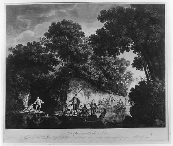 The Pleasures of Summer (Les Agréments de Été), by Pierre Charles Canot
