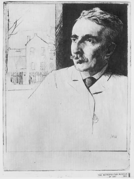 Portrait of John F. Weir, by Julian Alden Weir