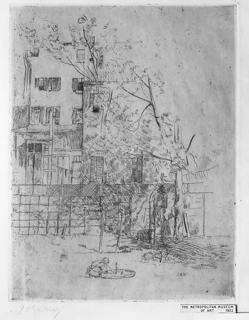 My Backyard No.1, by Julian Alden Weir