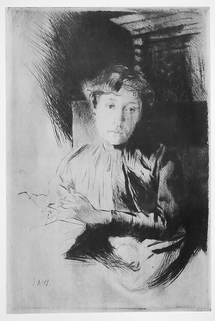 By Candlelight, by Julian Alden Weir
