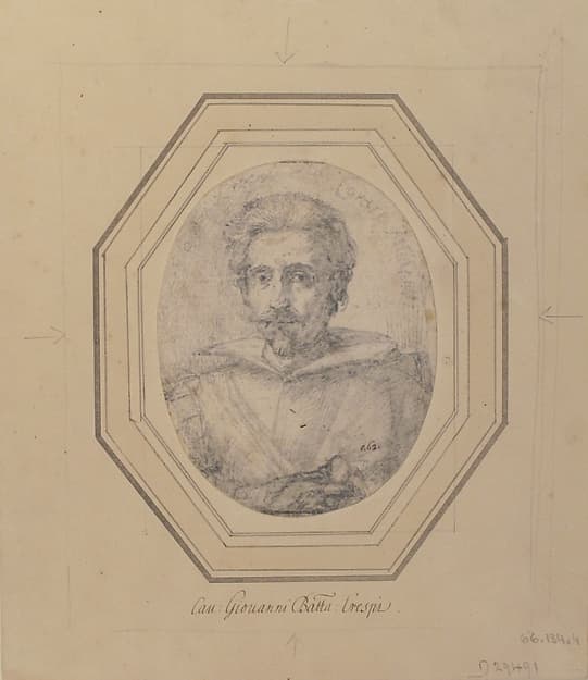 Portrait of a Man (Self-Portrait ?), by Giovanni Battista Crespi ("Il Cerano")