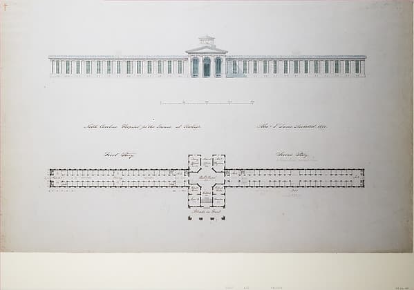 North Carolina Hospital for the Insane, at Raleigh, by Alexander Jackson Davis