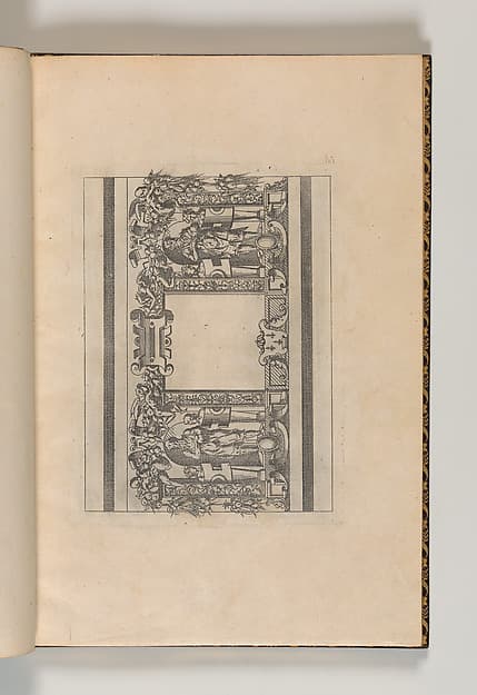 Design for a frame after the Galerie de François 1er at Fontainebleau, by Jacques Androuet Du Cerceau