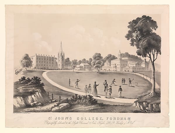 St. John's College Fordham, New York, by William Rodrigue