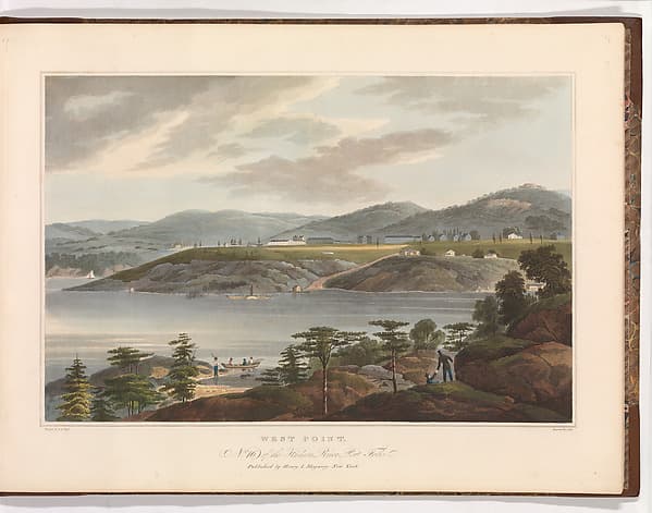 West Point (No. 16 of The Hudson River Portfolio), by John Hill