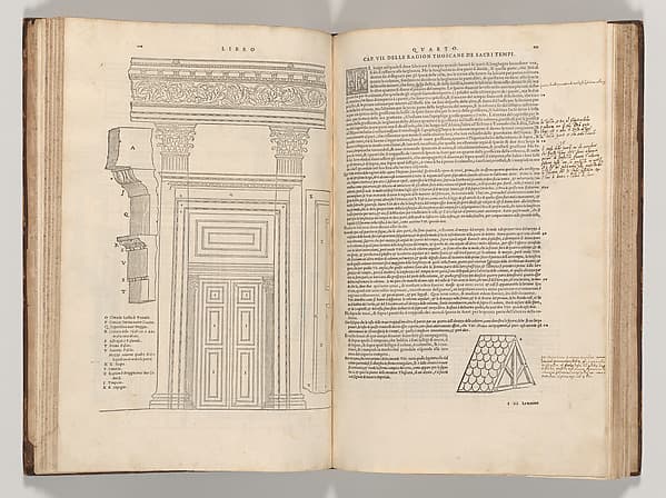 I dieci libri dell'architettura di M. Vitruvio tradutti et commentati da monsignor Barbaro eletto patriarca d'aquileggia, by Marcus Pollio Vitruvius
