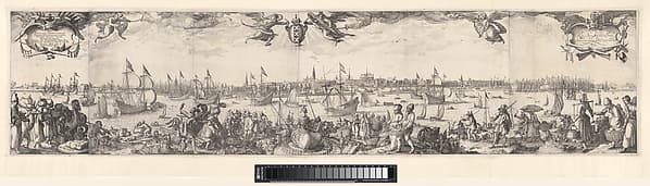 A View of Amsterdam from the north Bank of the IJ, by Claes Jansz. Visscher