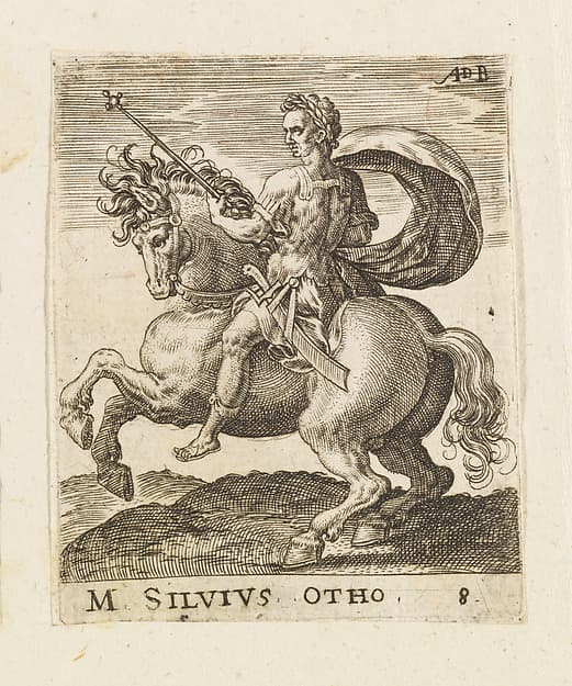 M. Silvius Otho, from "Twelve Caesars on Horseback", by Abraham de Bruyn