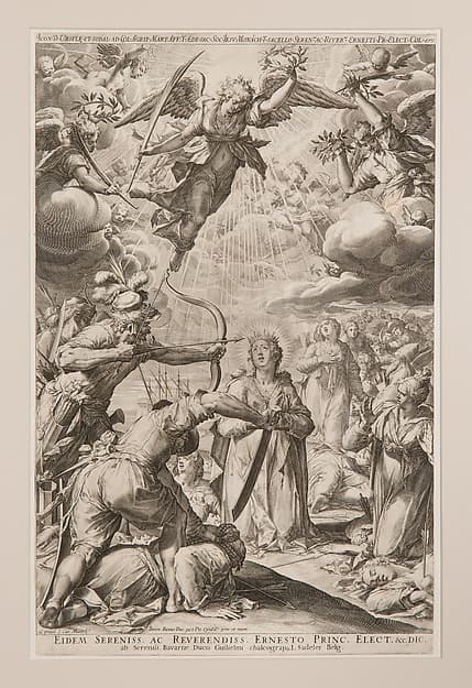 The Martyrdom of Saint Ursula and Her Companions, by Johann Sadeler I