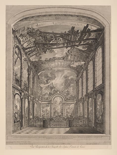 Interior view of the Enfants Trouvés, by Etienne Fessard