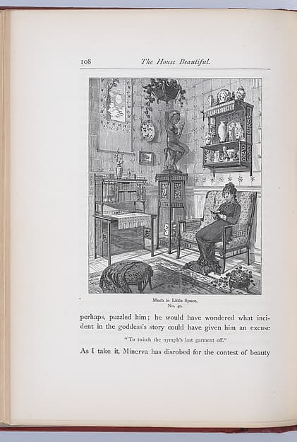 The House Beautiful, Essays on Beds and Tables, Stools and Candlesticks, by Clarence Cook