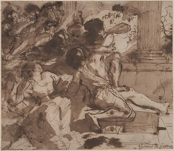 Samson Captured by the Philistines, by Guercino (Giovanni Francesco Barbieri)