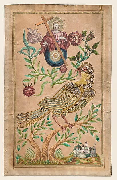 Christ with the Cross, by Anonymous, German, 18th century