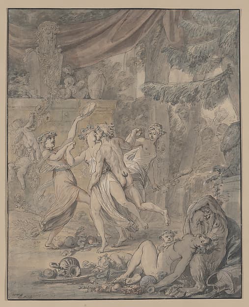 Bacchanale, by Jean Michel Moreau le Jeune