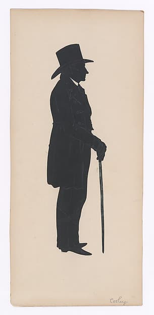 James Tooley, by Auguste Edouart