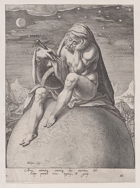 Air (Melancholicus), from "The Four Temperaments", by Jacques de Gheyn II