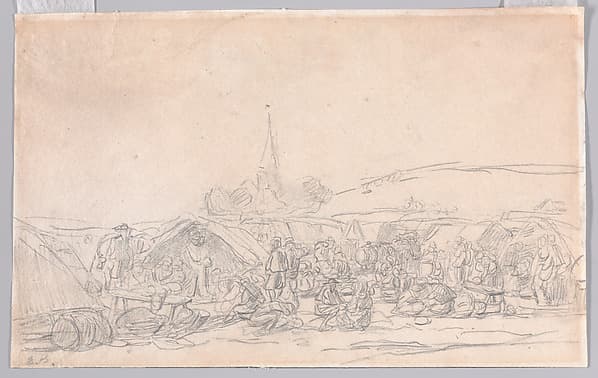 The Pardon of Saint-Anne-La-Palud, by Eugène Boudin