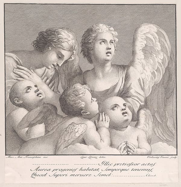 Angels and cherubim, by Violante Vanni