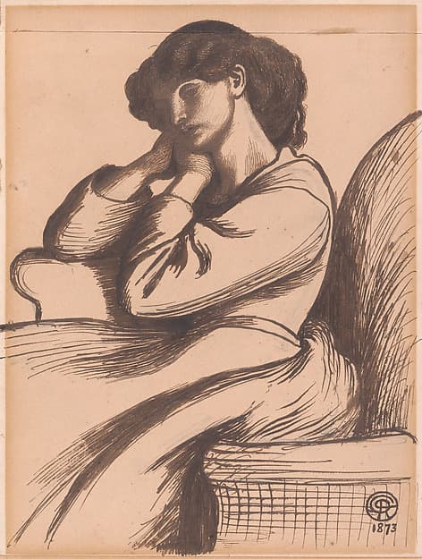 Jane Morris, by Dante Gabriel Rossetti