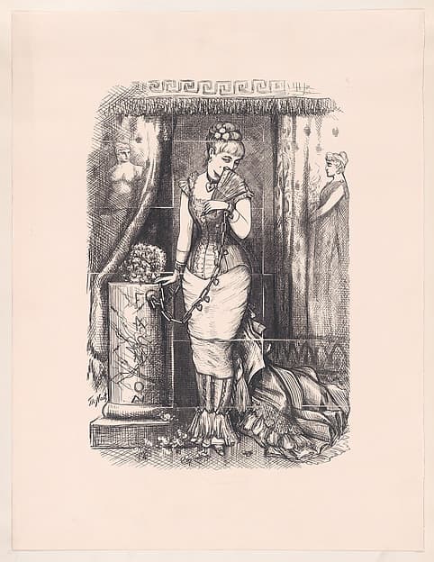 The Slave of Fashion (published in "Harper's Bazar," April 20, 1878), by Thomas Nast