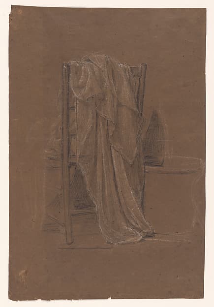 Drapery study for "A Venus", by Albert Joseph Moore